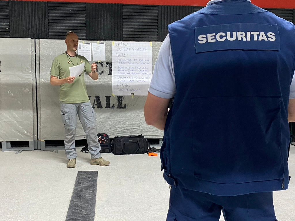 Participant REDOT en situation de formation et d’apprentissage encadré au tir